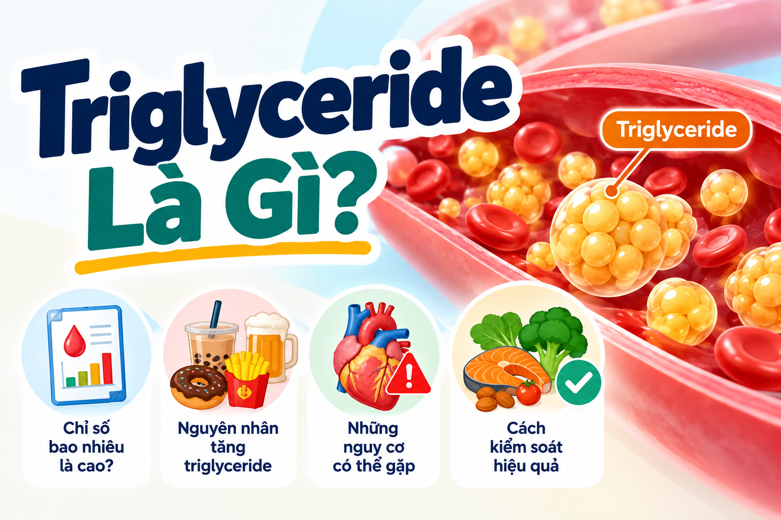 Triglyceride Là Gì? Chỉ Số Bao Nhiêu Là Cao Và Cách Kiểm Soát